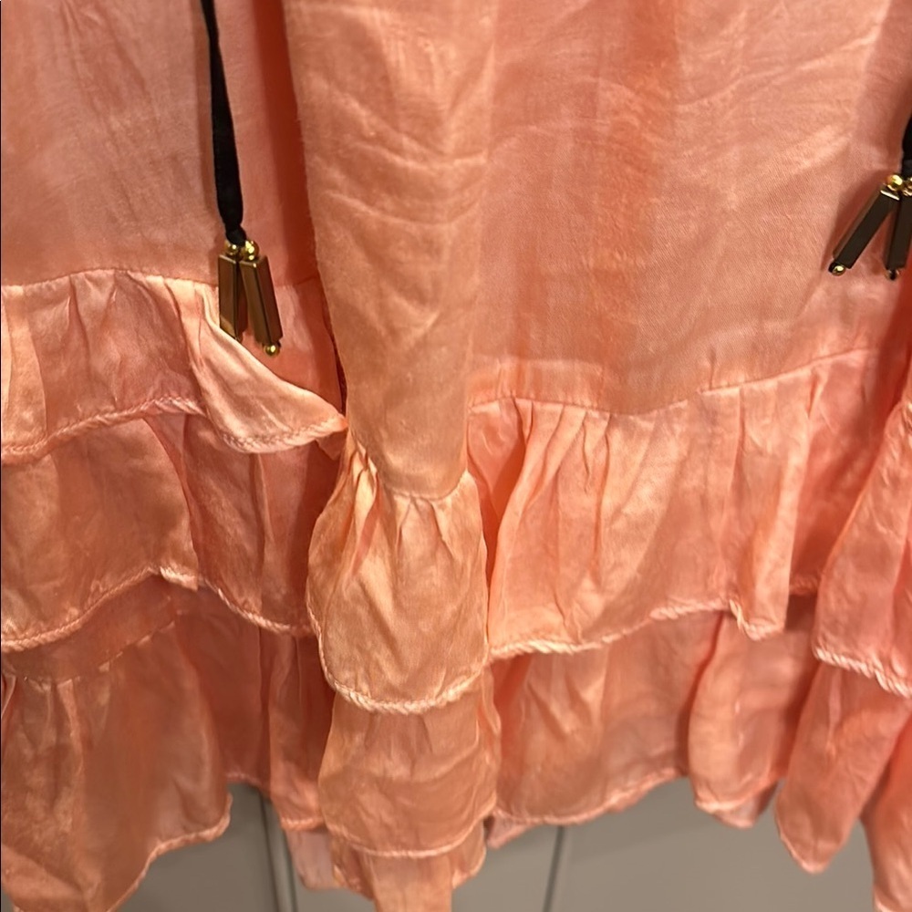 Karina Grimaldi Angelique Dip-Dye Silk Mini Dress, XS - Picture 5 of 7